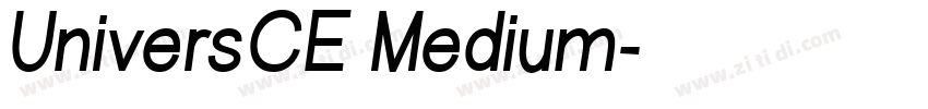 UniversCE Medium字体转换